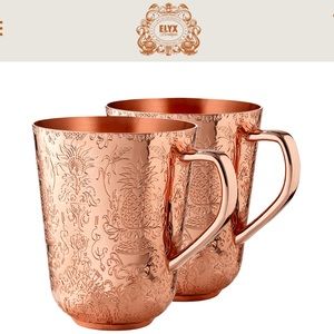 Elyx Boutique Copper mugs - set of 6